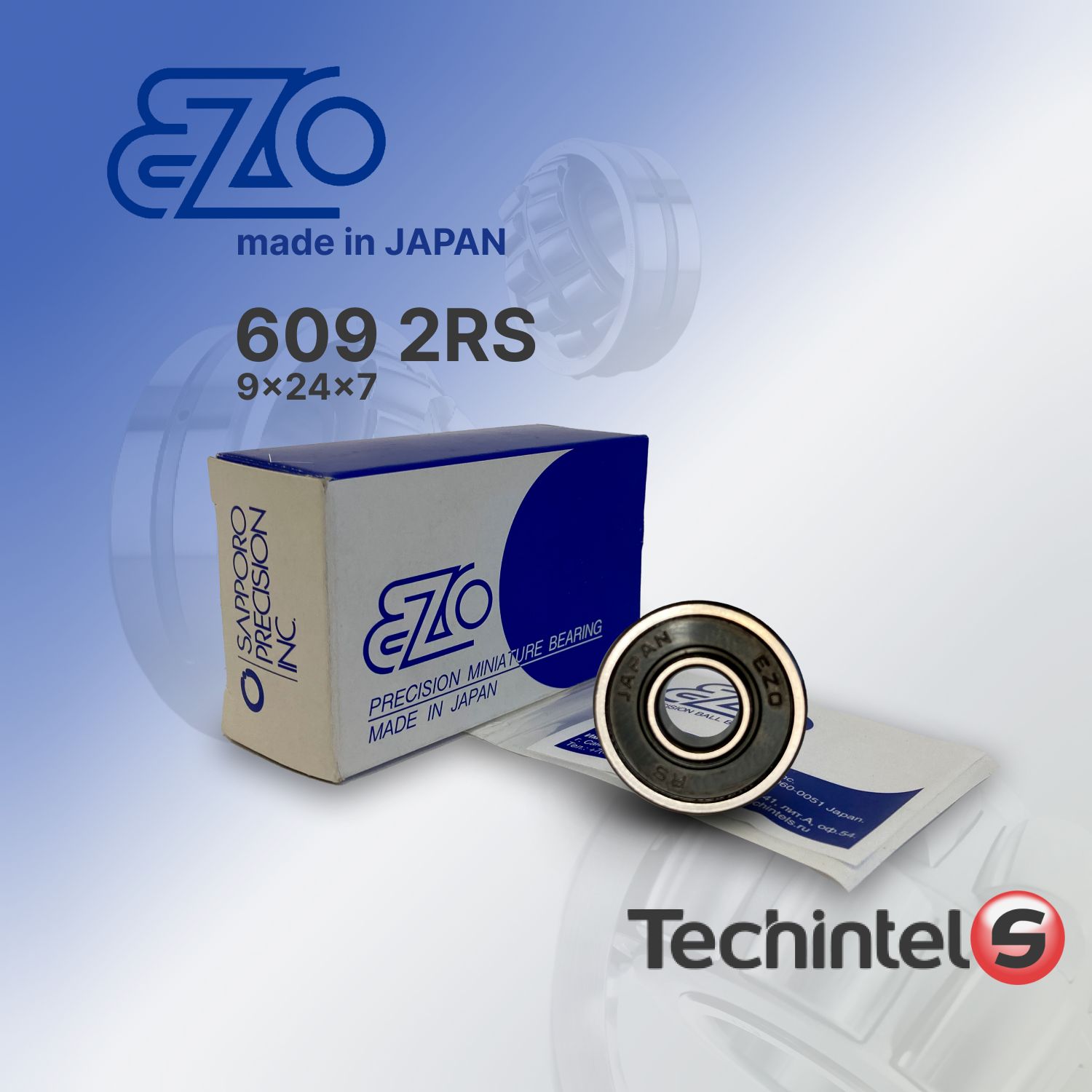 Подшипник EZO 609 2RS 9х24х7