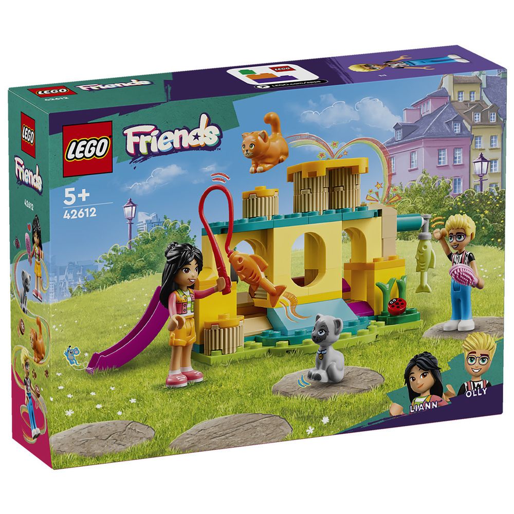 Конструктор LEGO Friends 42612 Приключение на игровой площадке для кошек -  купить с доставкой по выгодным ценам в интернет-магазине OZON (1409999147)