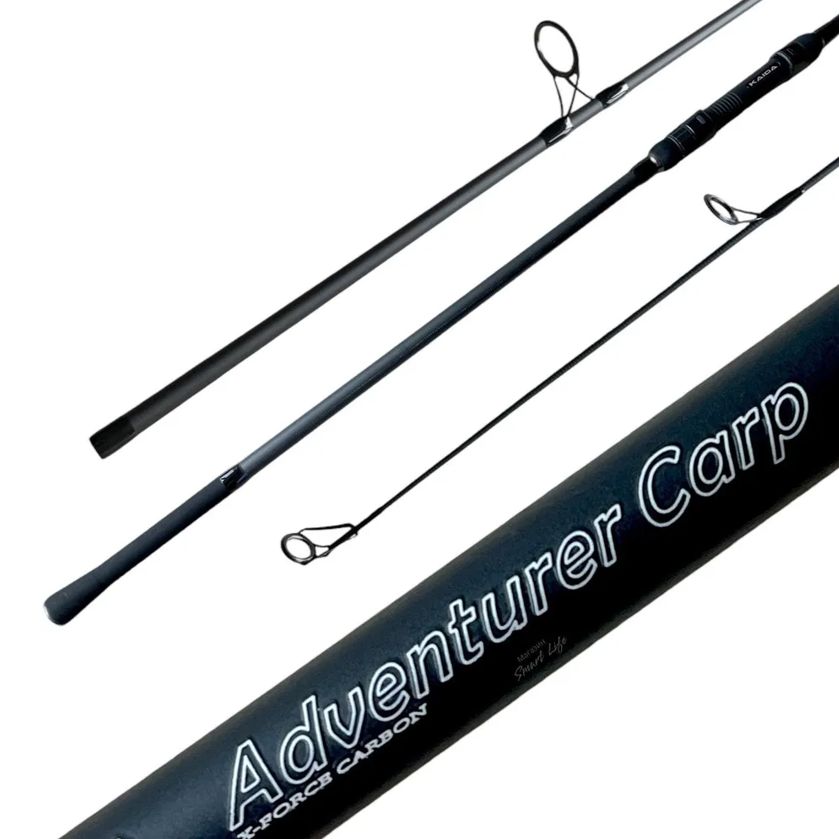 Удилище карповое 2-х частное Kaida ADVENTURER CARP 3,5 lbs 3,9м / Удочка рыболовная