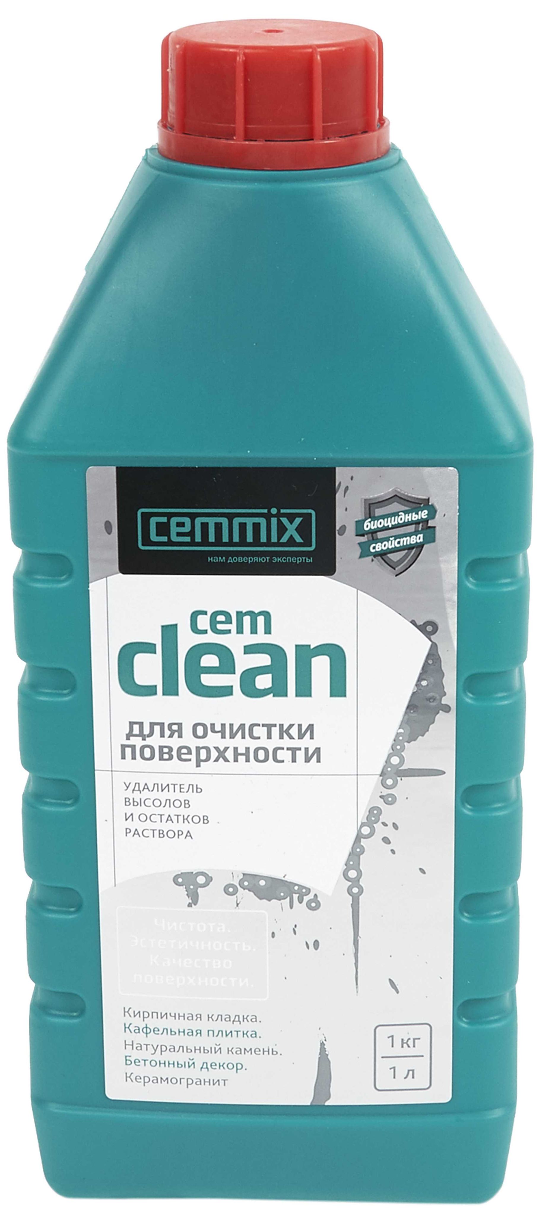 Удалитель высолов и остатков раствора Cemmix CemClean, 1 л