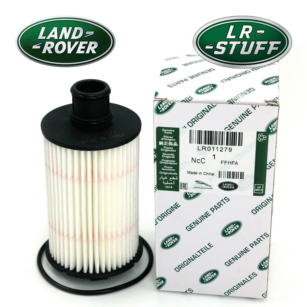 Фильтр масляный Land Rover Discovery 4, Range Rover, Range Rover Sport бензин 3,0 V6, 5,0 V8. LR011279