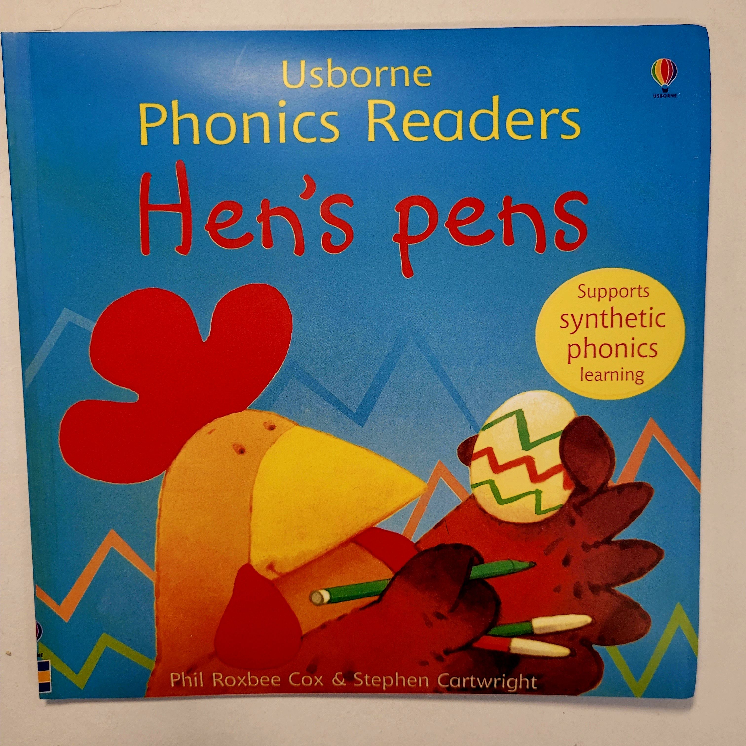 Usborne Phonics Readers. Hen's pens | Cox Philip