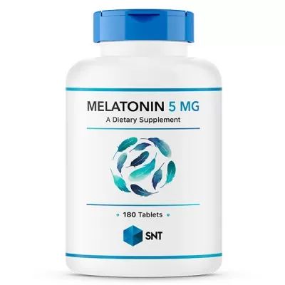 SNT Melatonin Мелатонин 5мг для сна, 180 таблеток