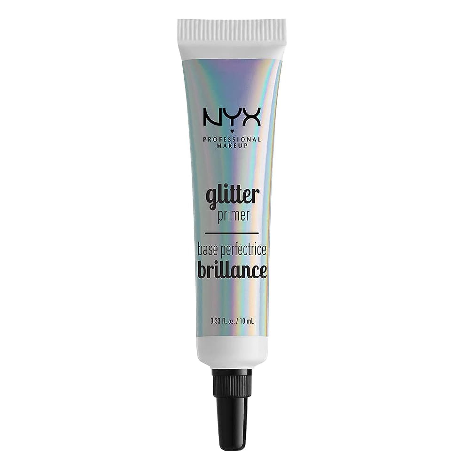 NYX PROFESSIONAL MAKEUP Glitter Primer, длительная фиксация блеска -  Праймер под макияж 10ml - купить с доставкой по выгодным ценам в  интернет-магазине OZON (1444622350)