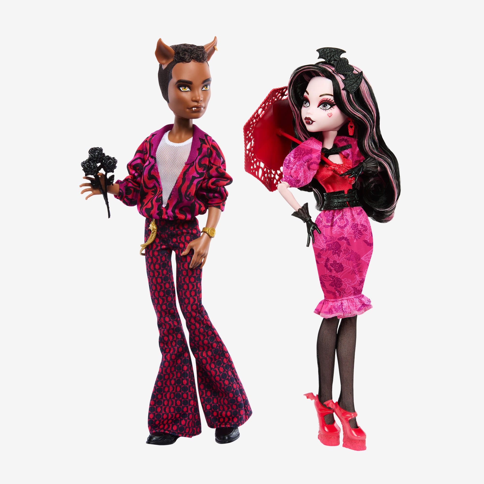 Набор кукол Monster High Draculaura and Clawd Wolf Howliday Love Edition ( Монстр Хай Дракулаура и Клод Вулф Любовный выпуск) - купить с доставкой по  выгодным ценам в интернет-магазине OZON (1447570594)