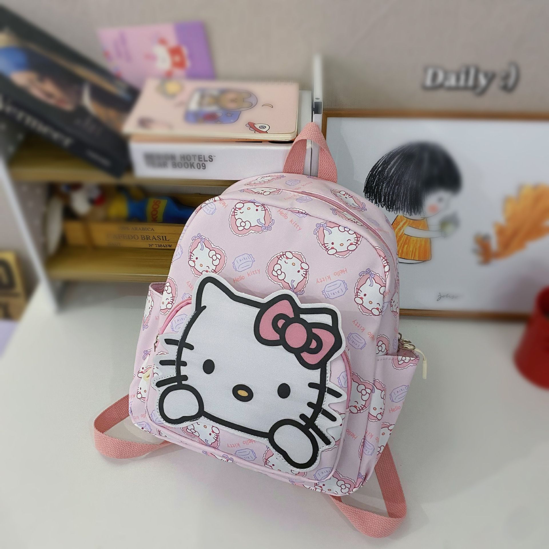 Рюкзак для девочки дошкольный, Hello Kitty-AF