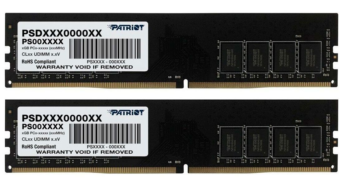 PatriotMemoryОперативнаяпамятьDDR432GB(2x16GB)3200MHzSignaturePremium(PSD432G3200K)2x16ГБ(DDR432GB(2x16GB)3200MHzSignaturePremium(PSD432G3200K))