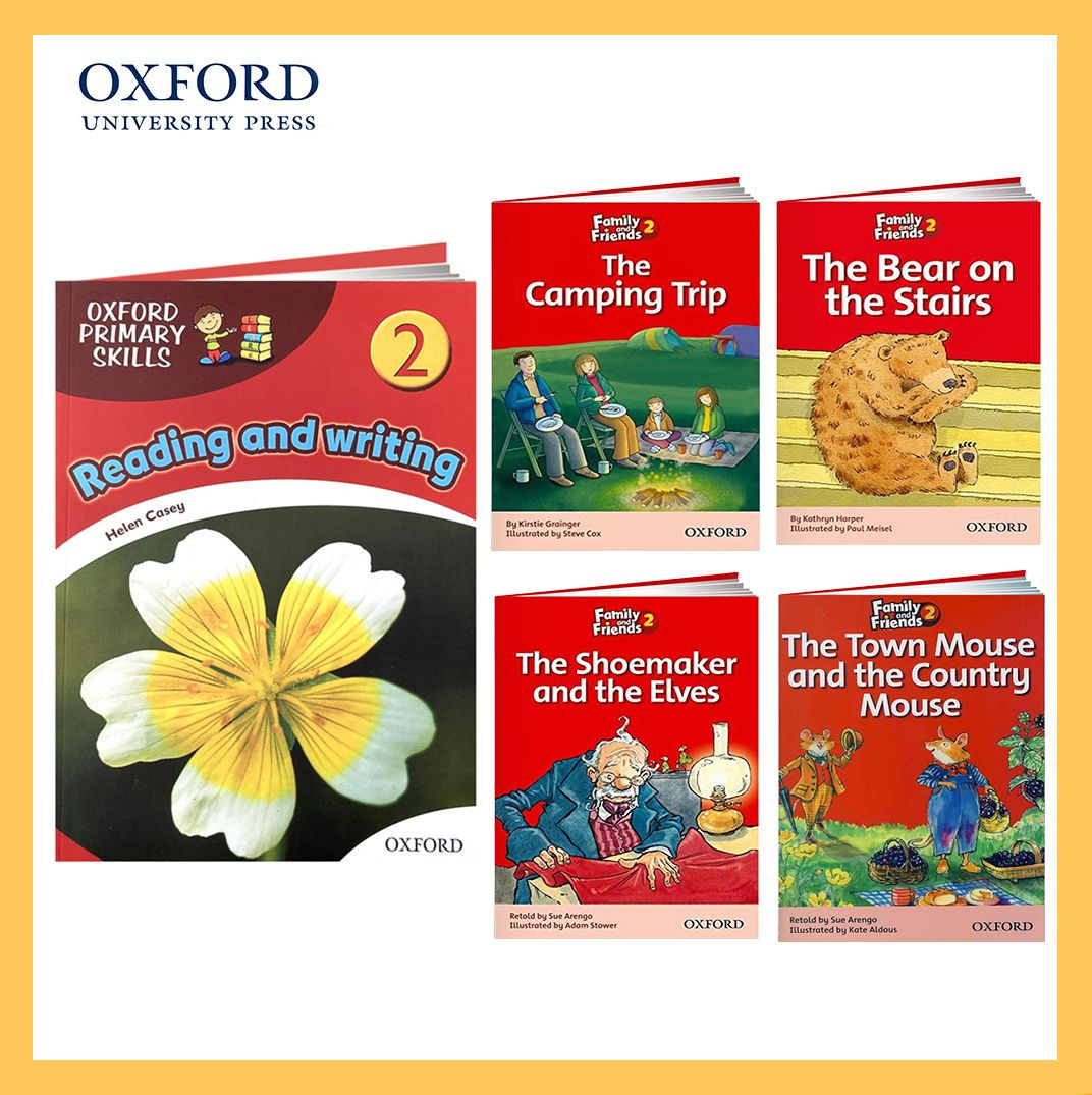 Oxford Primary Skills reading and writing 2 + Family and Friends Readers 2 - Комплект 5в1