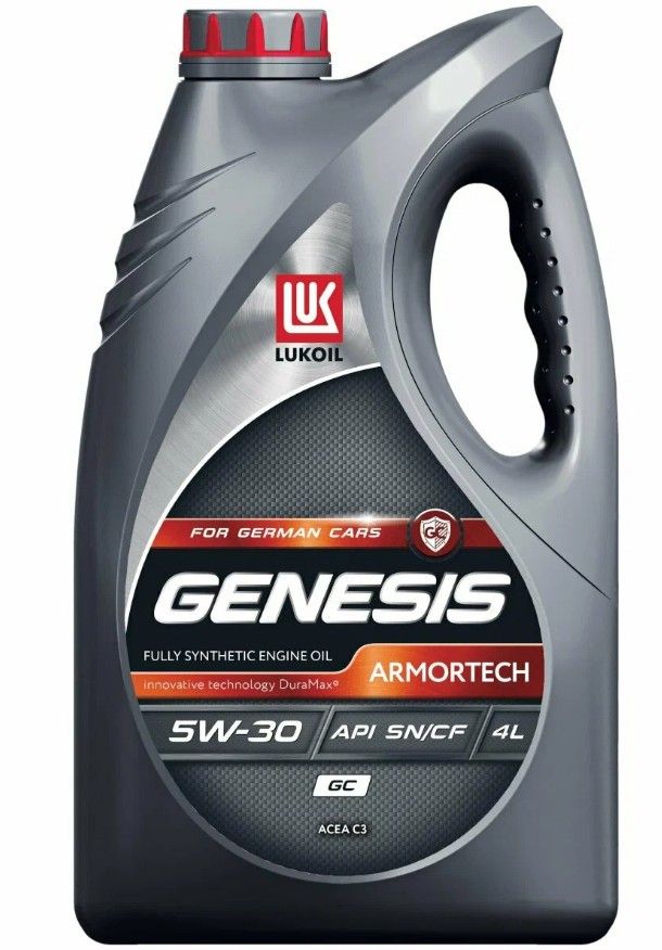 ЛУКОЙЛ (LUKOIL) genesis armortech gc 5W-30 Масло моторное, Синтетическое, 4 л