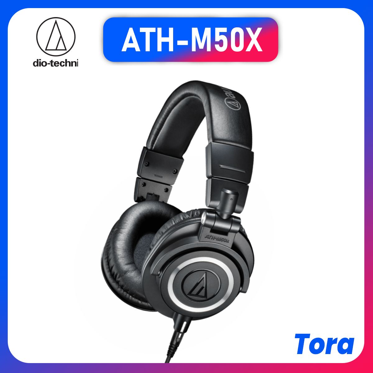 Audio-TechnicaНаушникипроводные,3.5мм,черныйматовый