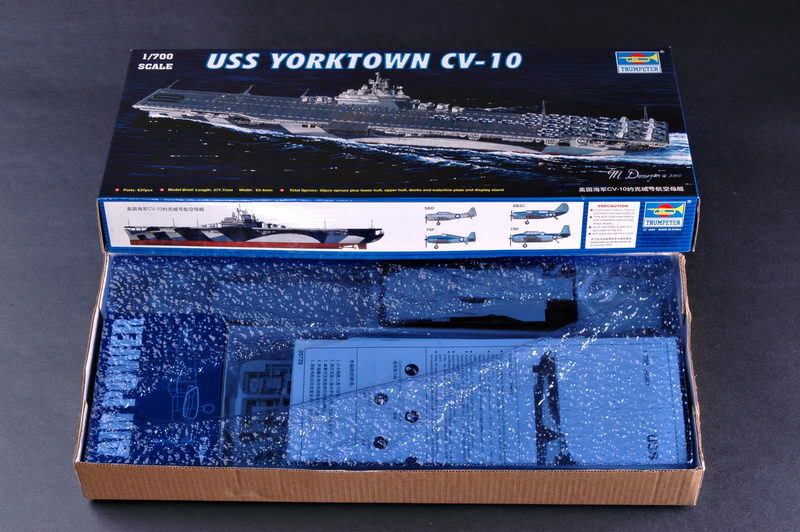 Trumpeter 1/700 05729 USS Йорктаун CV-10Корабль