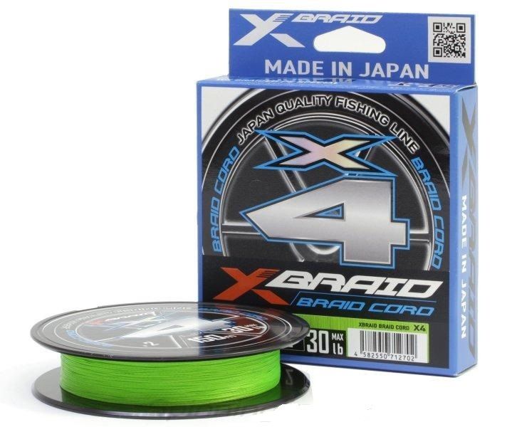 Шнур YGK X-Braid Braid Cord X4 150m #1.2/0.185mm 20lb/9.1kg