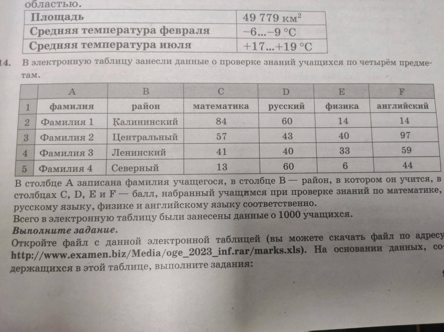 Огэ информатика 10 июня 2024 задания