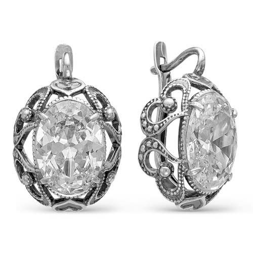 Серьги серебро 925 Озон