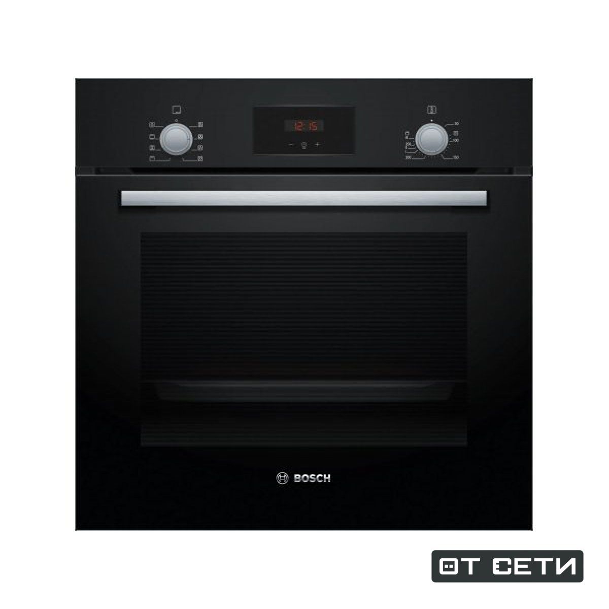 Встраиваемый электрический духовой шкаф bosch hij517yb0r black