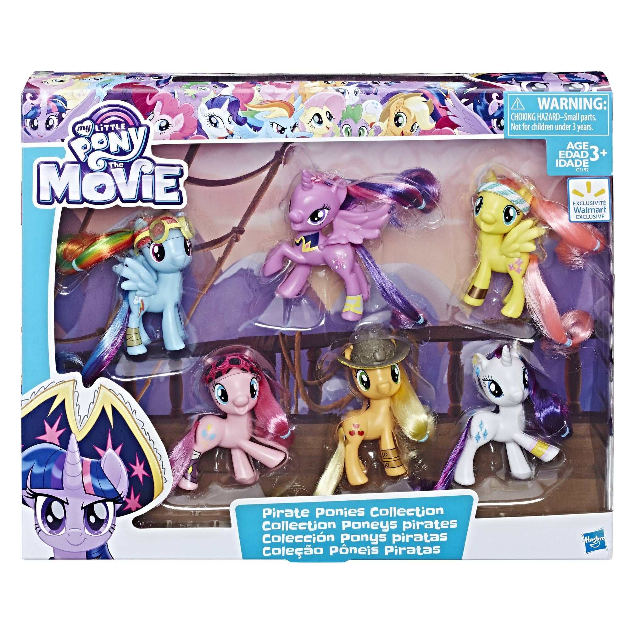 Набор фигурок My little pony Пони Пираты Пони в кино My little pony the  movie - купить с доставкой по выгодным ценам в интернет-магазине OZON  (1531390195)