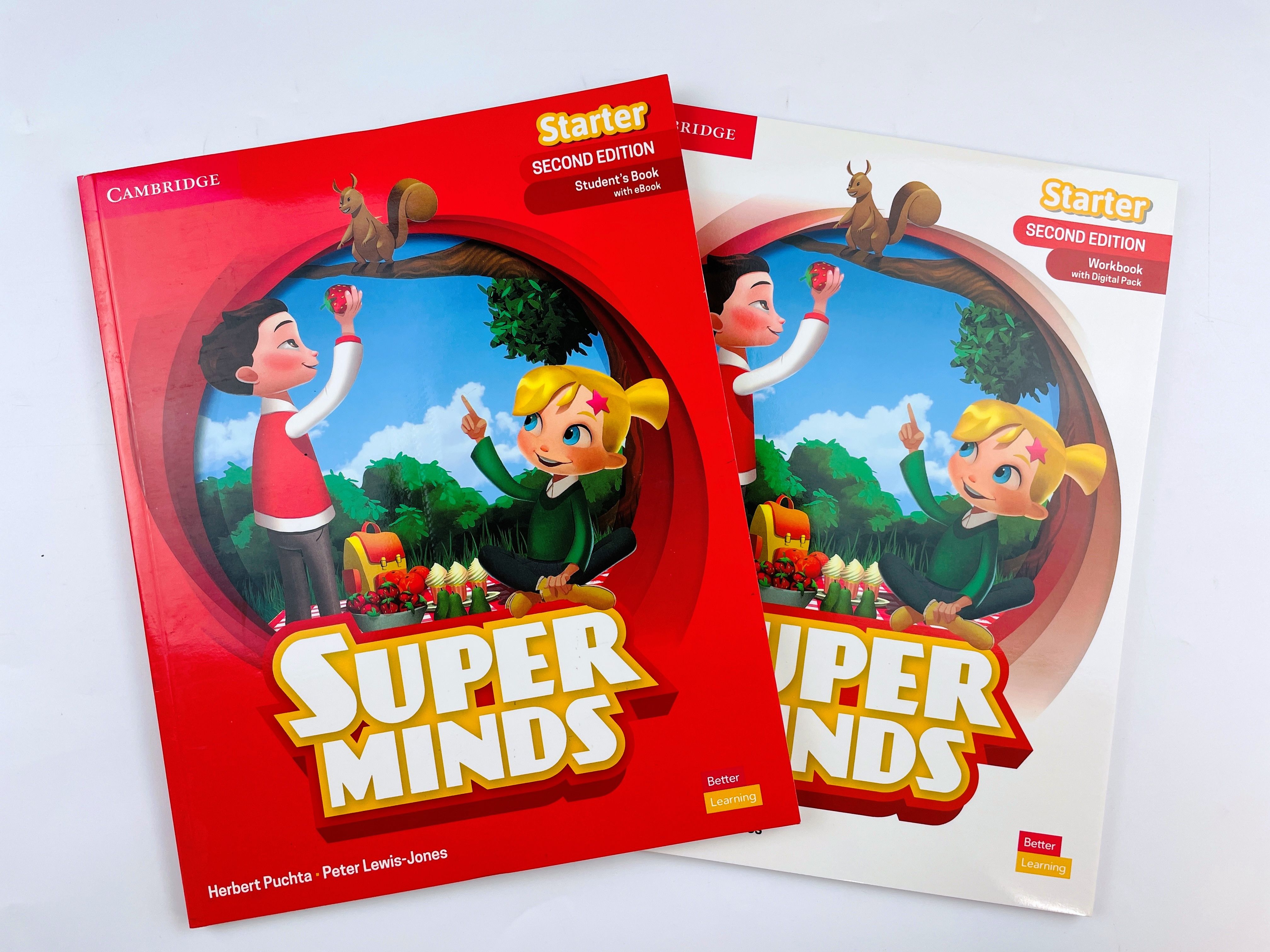 Комплект Super Minds Starter (second edition) Students book with DVD+  WorkBook | Herbert Puchta