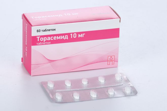 Торасемид, таблетки 10 мг, 60 шт.