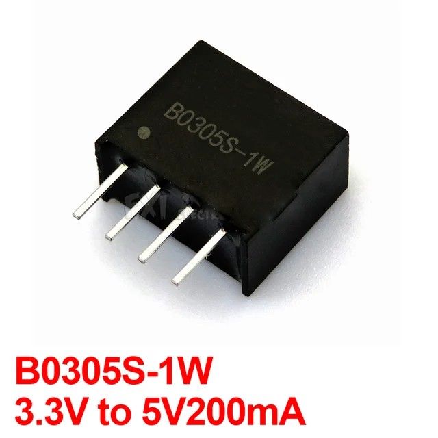 B0305S-1WпреобразовательсгальваническойразвязкойDC/DC(1Вт,вход3,3В,выход5В)