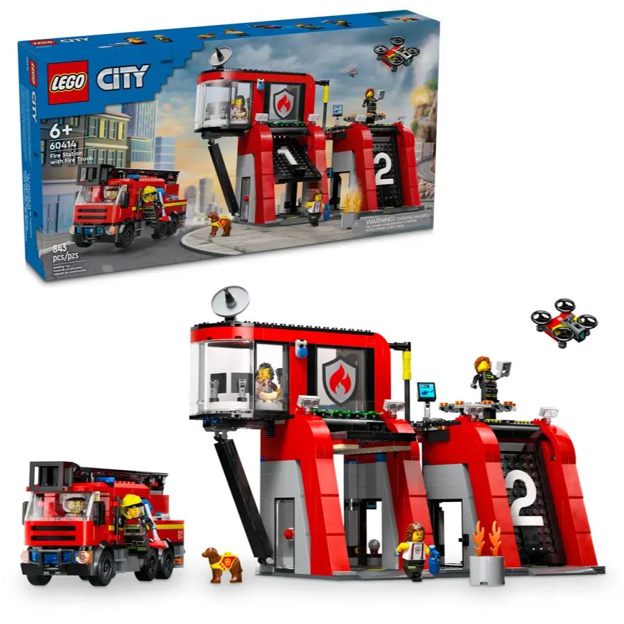 Lego town fire station online