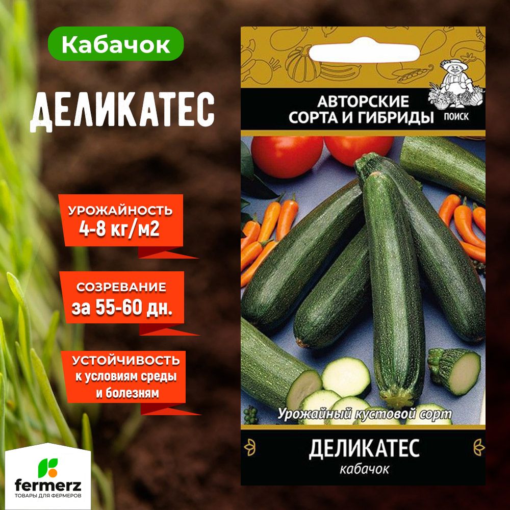 Кабачок Деликатесный Семена Купить