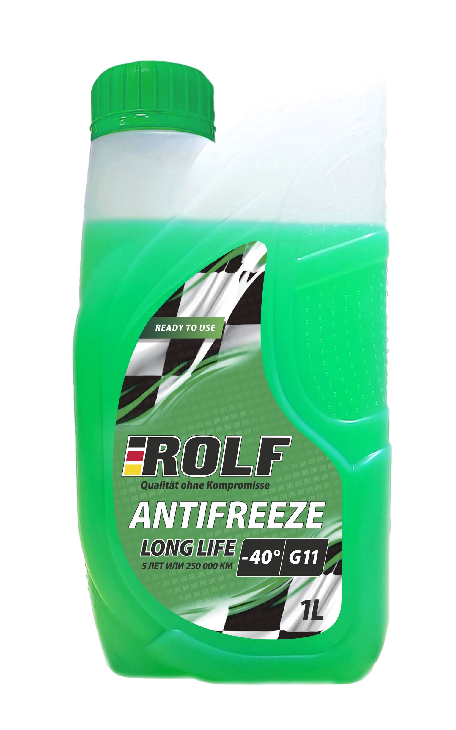 АнтифризROLFAntifreezeG11Green,зеленый1л,гибридный,силикатный