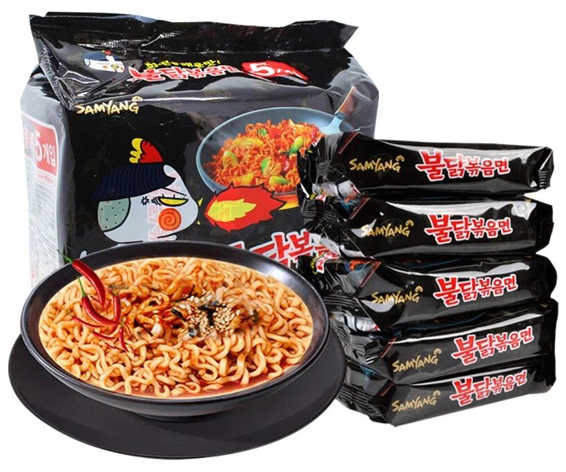 5штук*SAMYANGЛапшаб/постраясовкусомкурицы/HOTCHICKENRAMEN140г