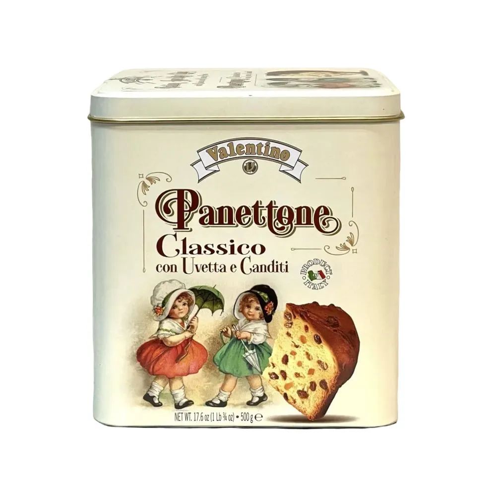 Кекс Valentino Panettone с изюмом и цукатами, 500 г, Италия