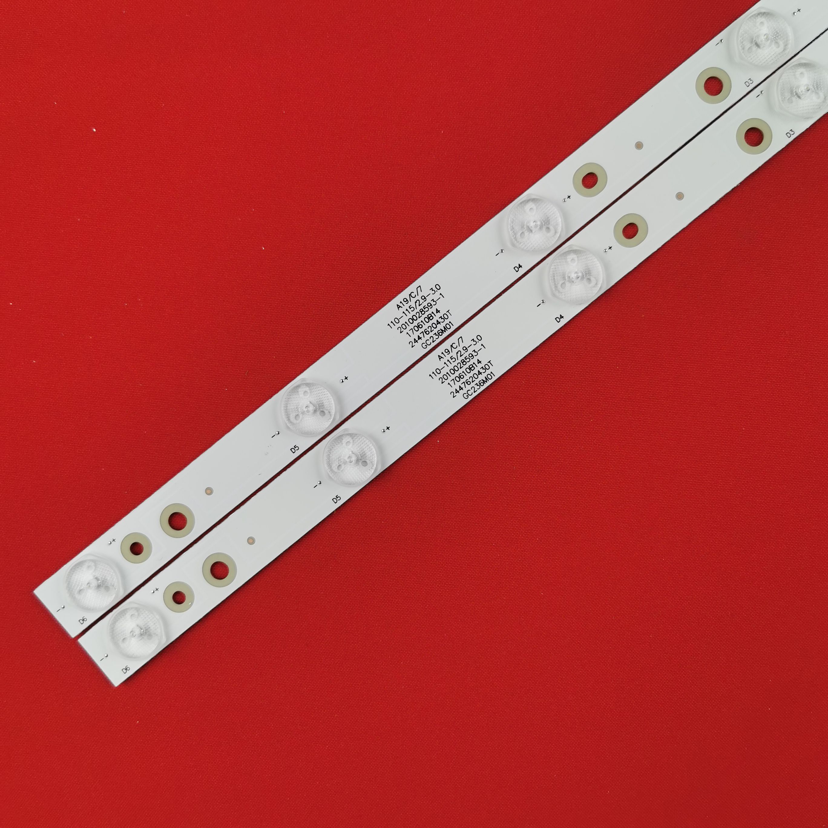 Подсветка GC236D06-ZC14F-03; GC236D06-ZC21FG-03 для ТВ MYSTERY MTV-2424LT2, DAEWOO L24S620VBE, ERGO LE24CT1020, LE24CT2000AK, LE24CT2020, LE24CT4000