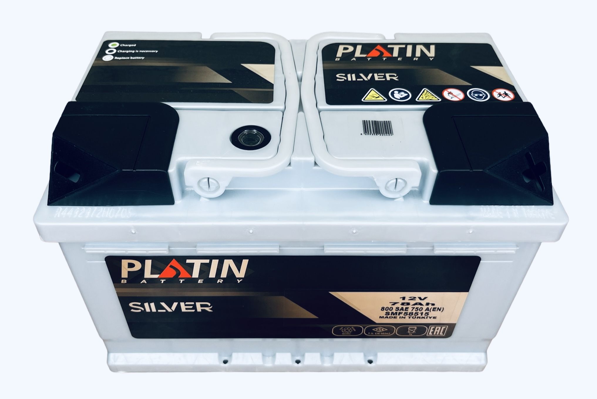 Аккумулятор автомобильный Platin Silver 78 Ач 750 A о.п. низкий SMF L3B 278х175х175