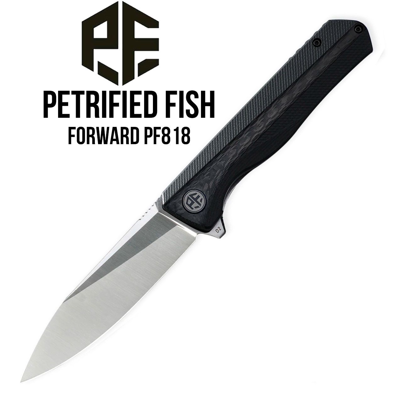 PetrifiedFishНожтуристический,длиналезвия9см