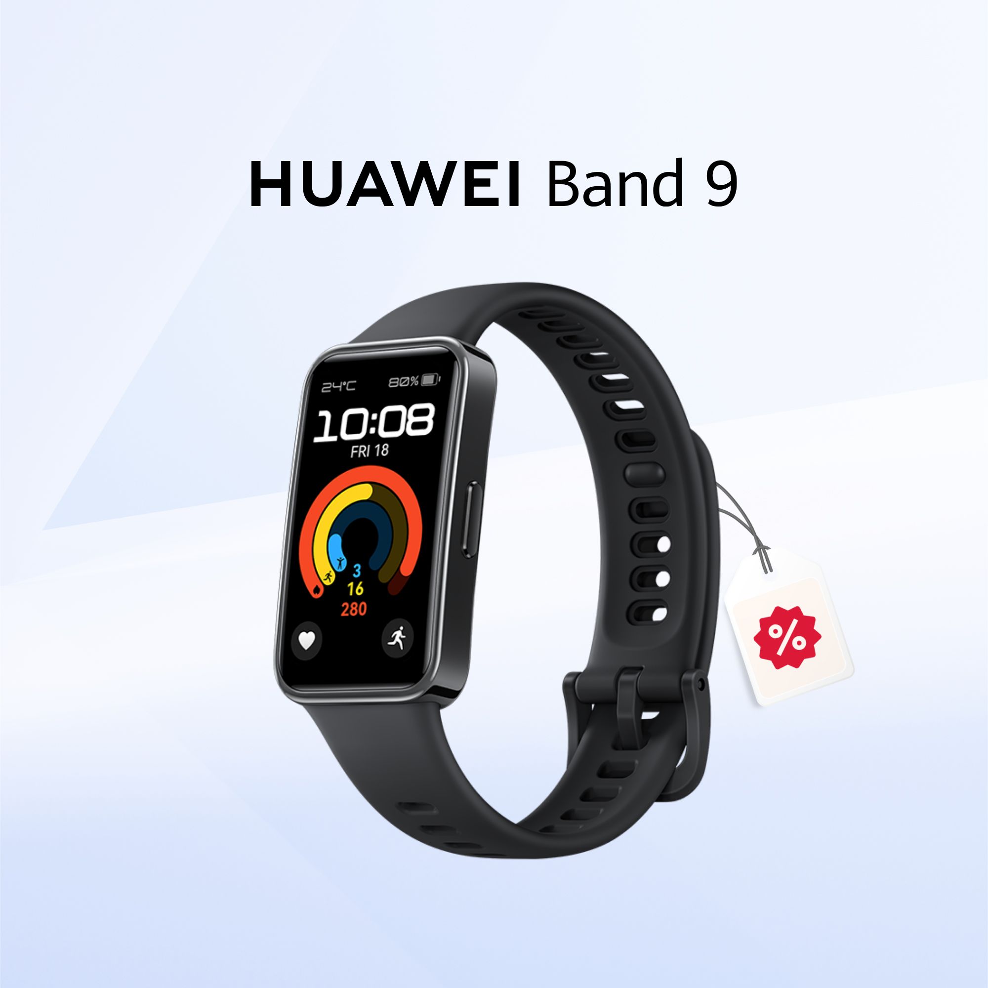 HUAWEI Фитнес-браслет Band 9, черный