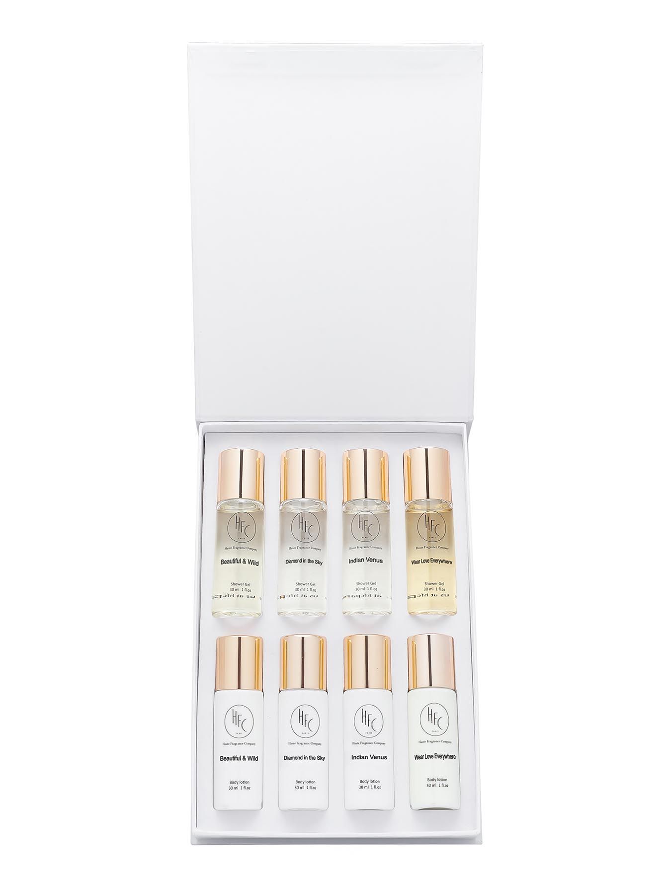 HFC лосьон для тела + гель для душа (Женский) 8*30 мл HAUTE FRAGRANCE COMPANY купить
