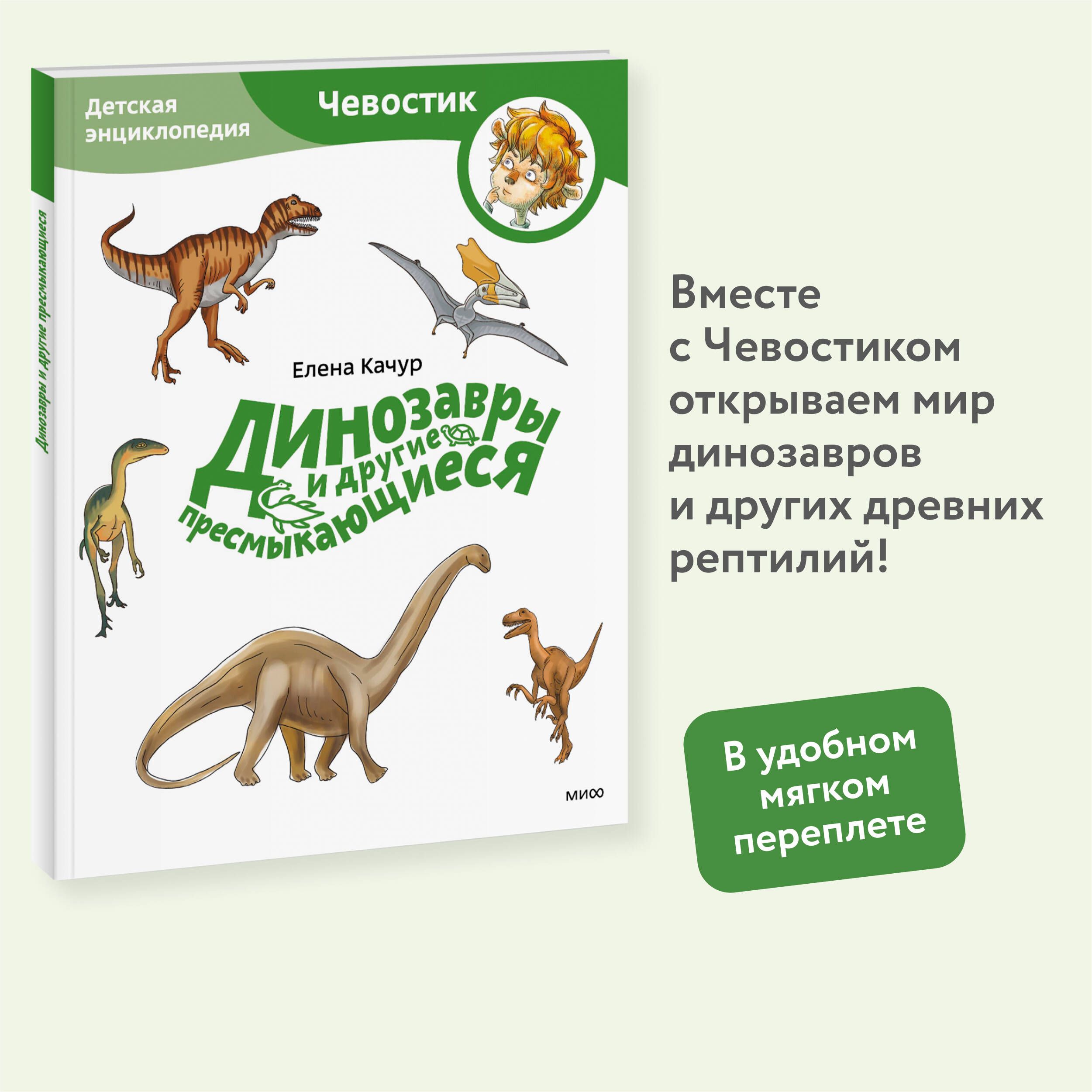 Динозавры и другие пресмыкающиеся. Детская энциклопедия (Чевостик)  (Paperback) | Качур Елена Александровна - купить с доставкой по выгодным  ценам в интернет-магазине OZON (1091624529)