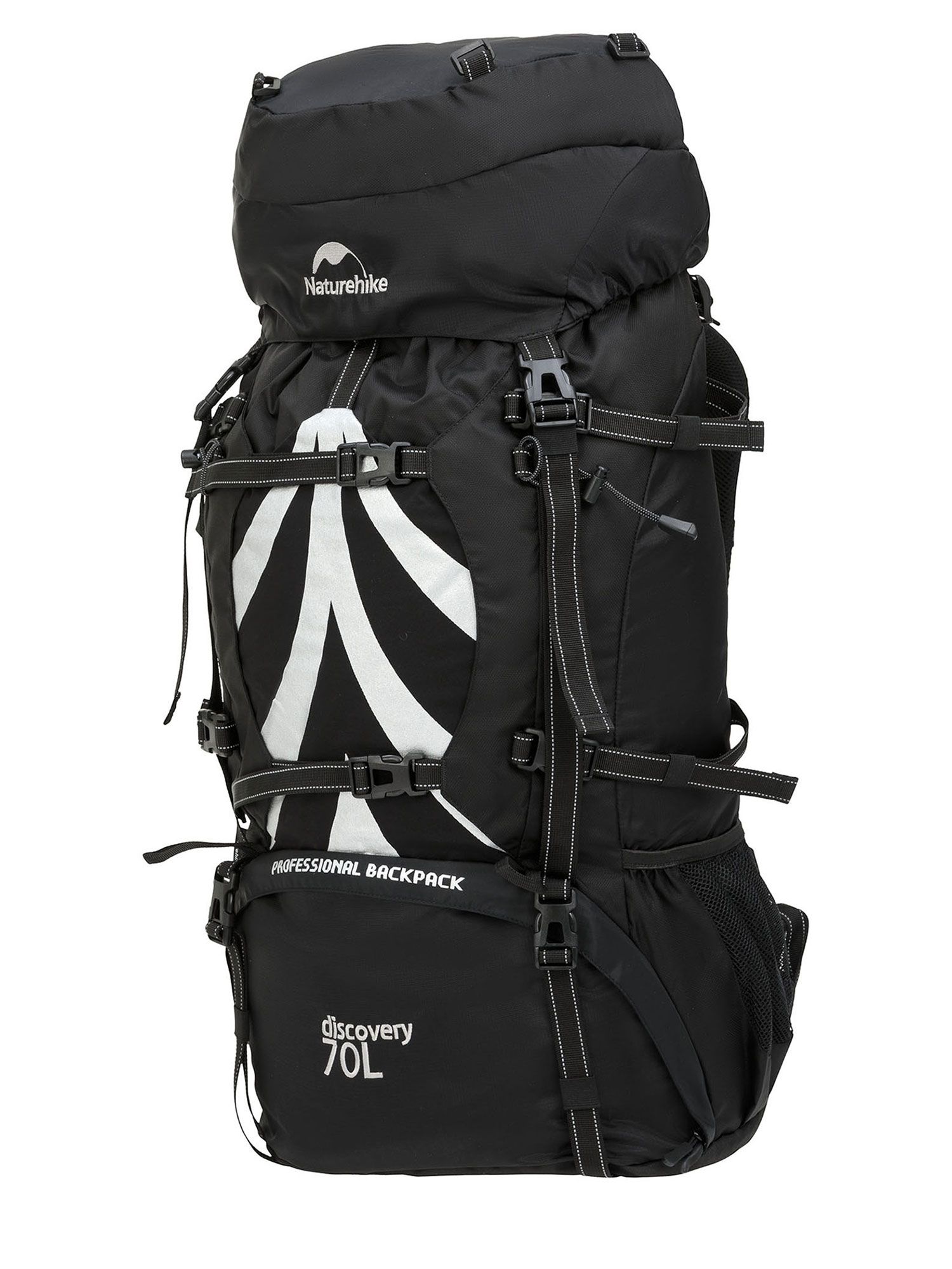 РюкзакNaturehikeDiscovery70LBlack(Б/Р)