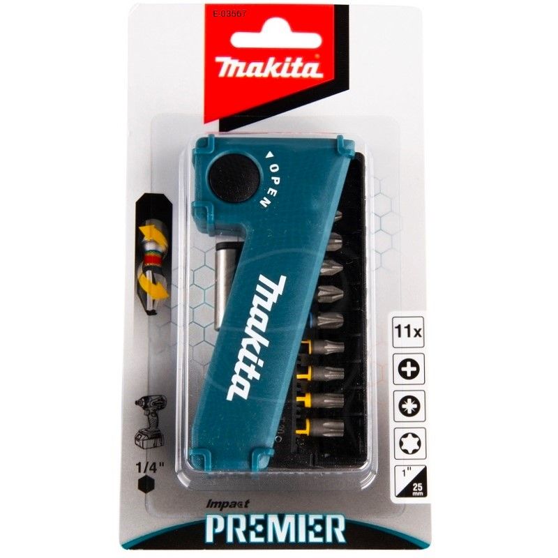 Набор насадок Impact Premier E-03567, Makita