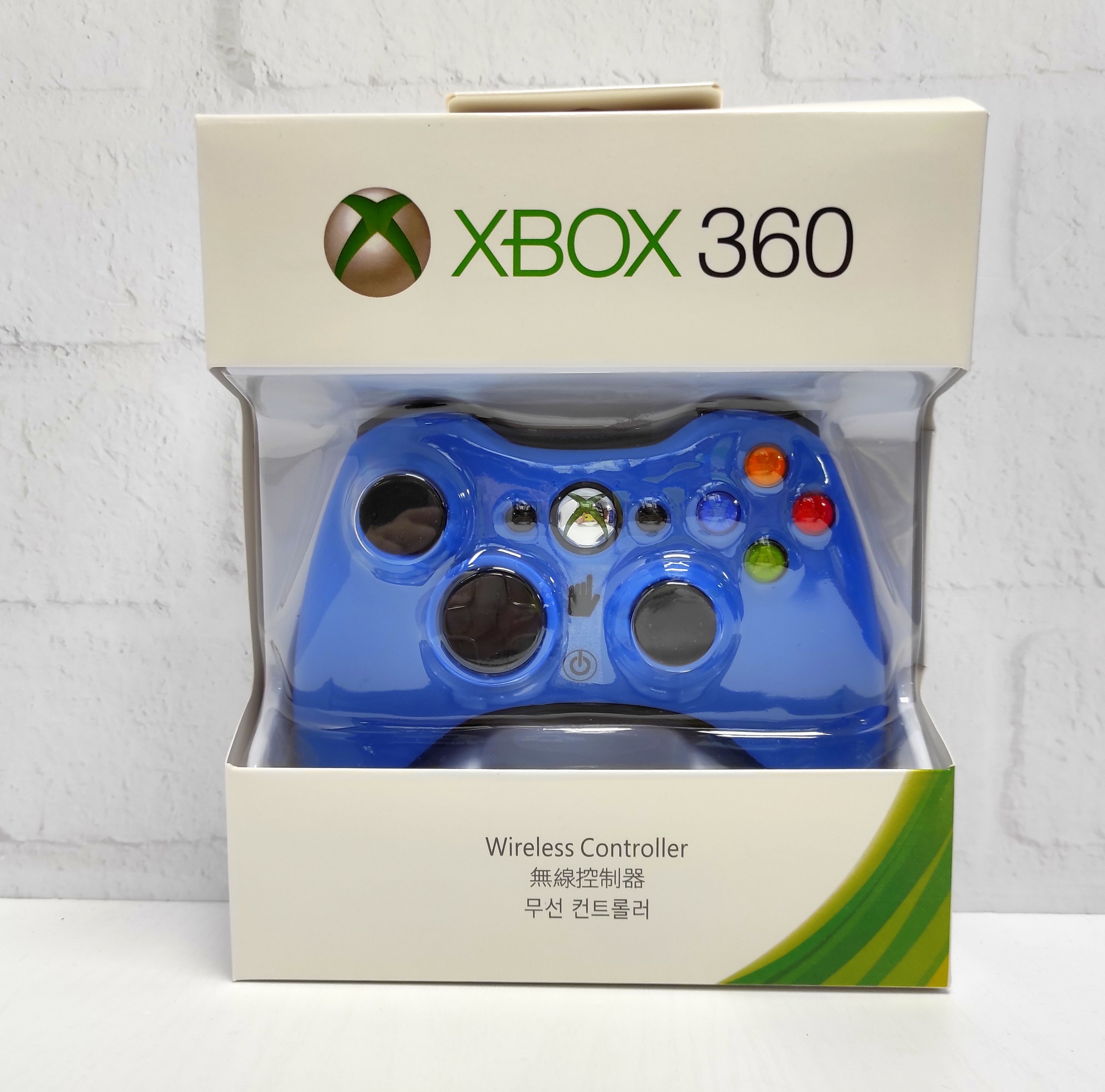 Беспроводной Геймпад Xbox 360 Wireless Controller Синий