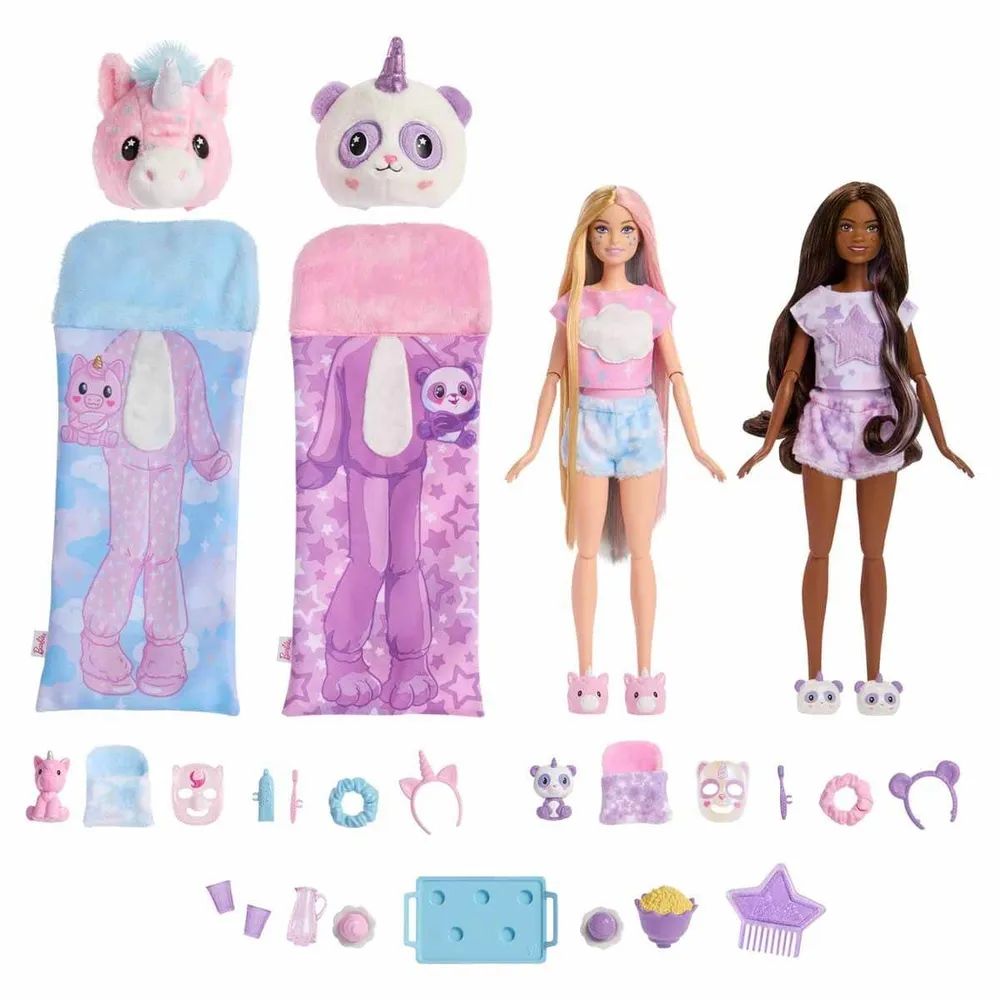 Barbie Cutie Reveal Sleepover Playset HRY15 OZON 1602041635