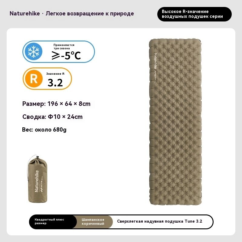 Naturehike Открытый надувной коврик CNK2450WS012