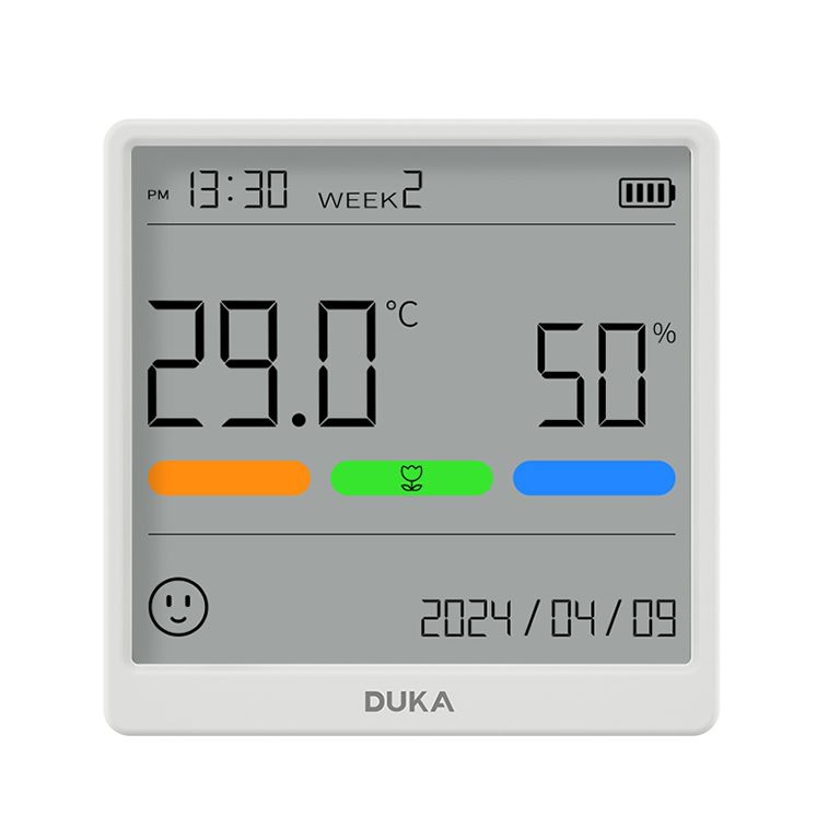 Датчик температуры и влажности термометр Xiaomi Atuman Duka THSE Thermohygrometer / портативная беспроводная метеостанция / Термогигрометр