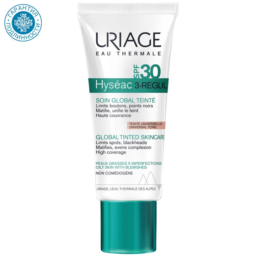 Uriage Уход тональный Hyseac 3-Regul универсальный SPF30, 40 мл