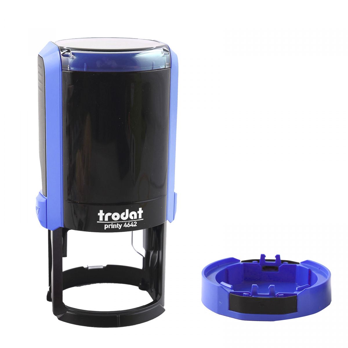 Оснастка для печатей PRINTY 4.0 d-42 мм, цвет оттиска синий