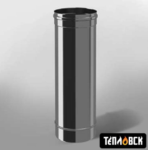 Трубадлядымохода150L500ТМ-Р430-0.8D150Черный(RAL9005)эмальТдо600Сизнержавеющейстали,газовыйдымоходдлякотлов,дляпечивбаню,дом,дачу