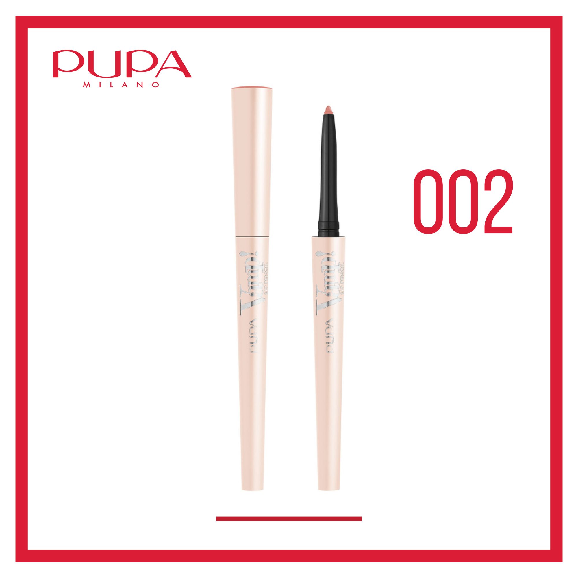 PUPA Карандаш для губ Vamp! Lip Pencil, 0,35 г, 002