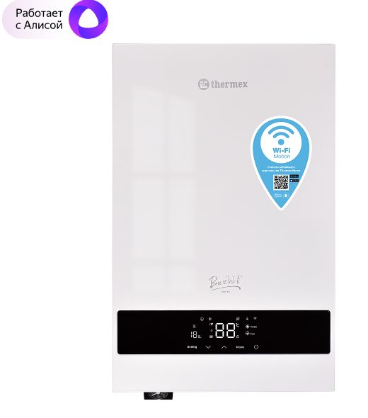 Электрический настенный котел THERMEX Boss 12 Wi-Fi (White).