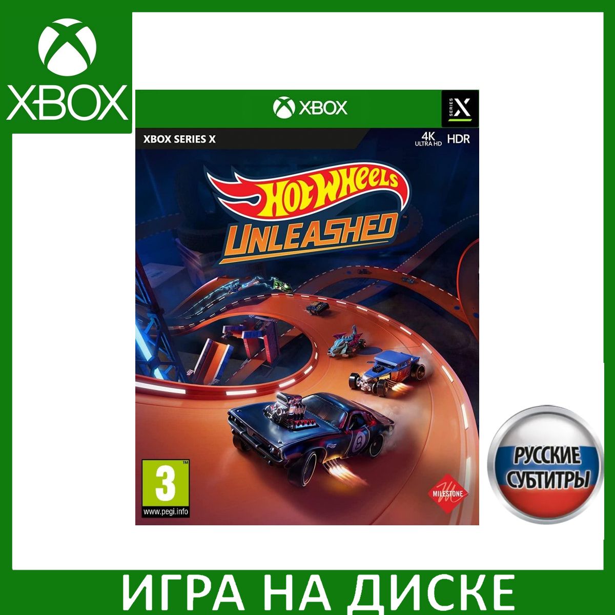 Игра Hot Wheels Unleashed Xbox Series X Русская Версия Диск на Xbox Series X