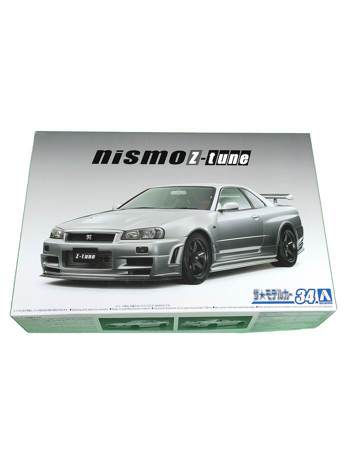 Сборная модель автомобиля Nissan Skyline GTR R34 Nismo Z-tune 2004 , Япония, 1:24