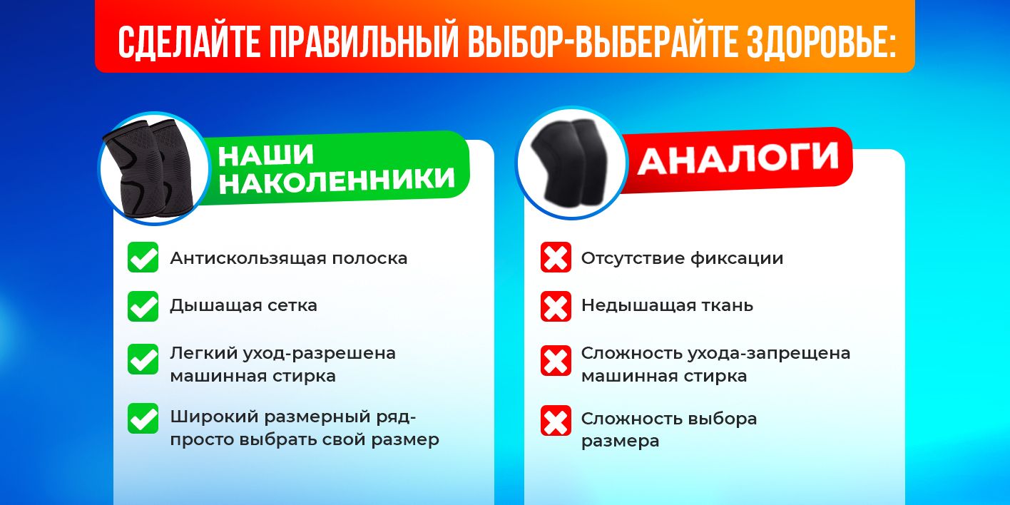 Наколенник ортопедический для коленного сустава 2 шт(图5)