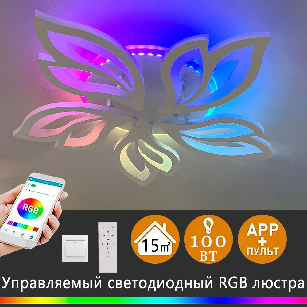 Светодиоднаяпотолочнаялюстра/D&WОсвещение/RGB/100w