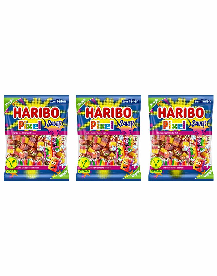 Мармелад Haribo Veggie Rainbow Pixel, 3 уп по 160 гр